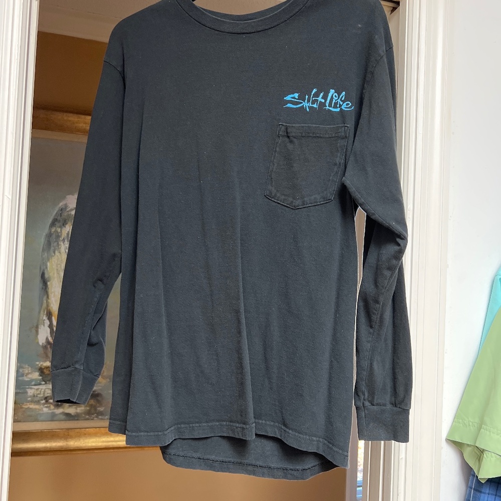 Men Long Sleeve Pullover T Shirt